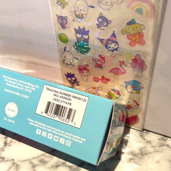 NWT/HELLO KITTY & Friends Squishy Sensory Balls w/4 sticker sheets - Picture 11 of 12